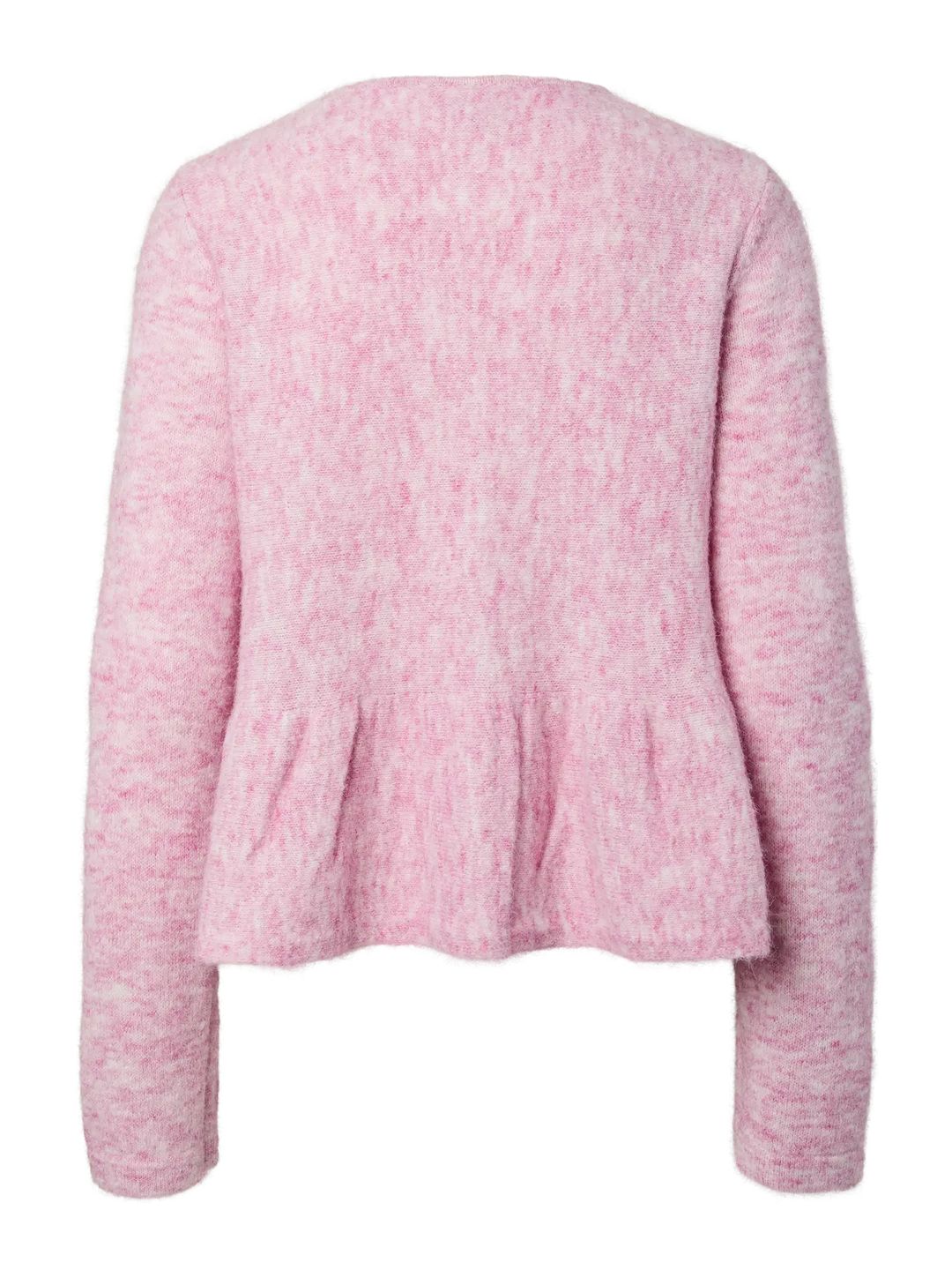 Pieces - Pcpinge Ls O-Neck Knit Cardigan - 5072103 Roseate Spoonbill