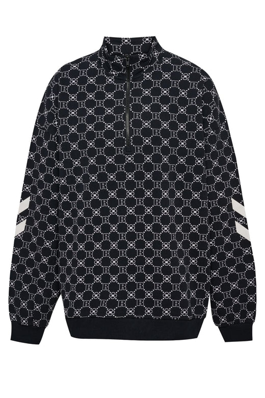 DBU x Rotate - 232035 Oversized Halfzip 70051 - 2001 Black Sweatshirts 