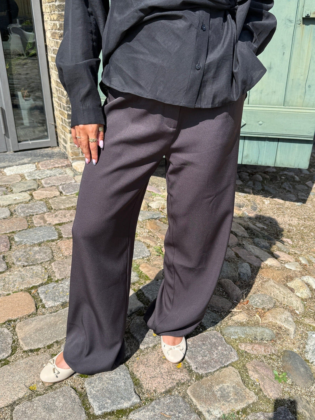 Dear Molly - Classic Pants 144829B - Black Bukser 