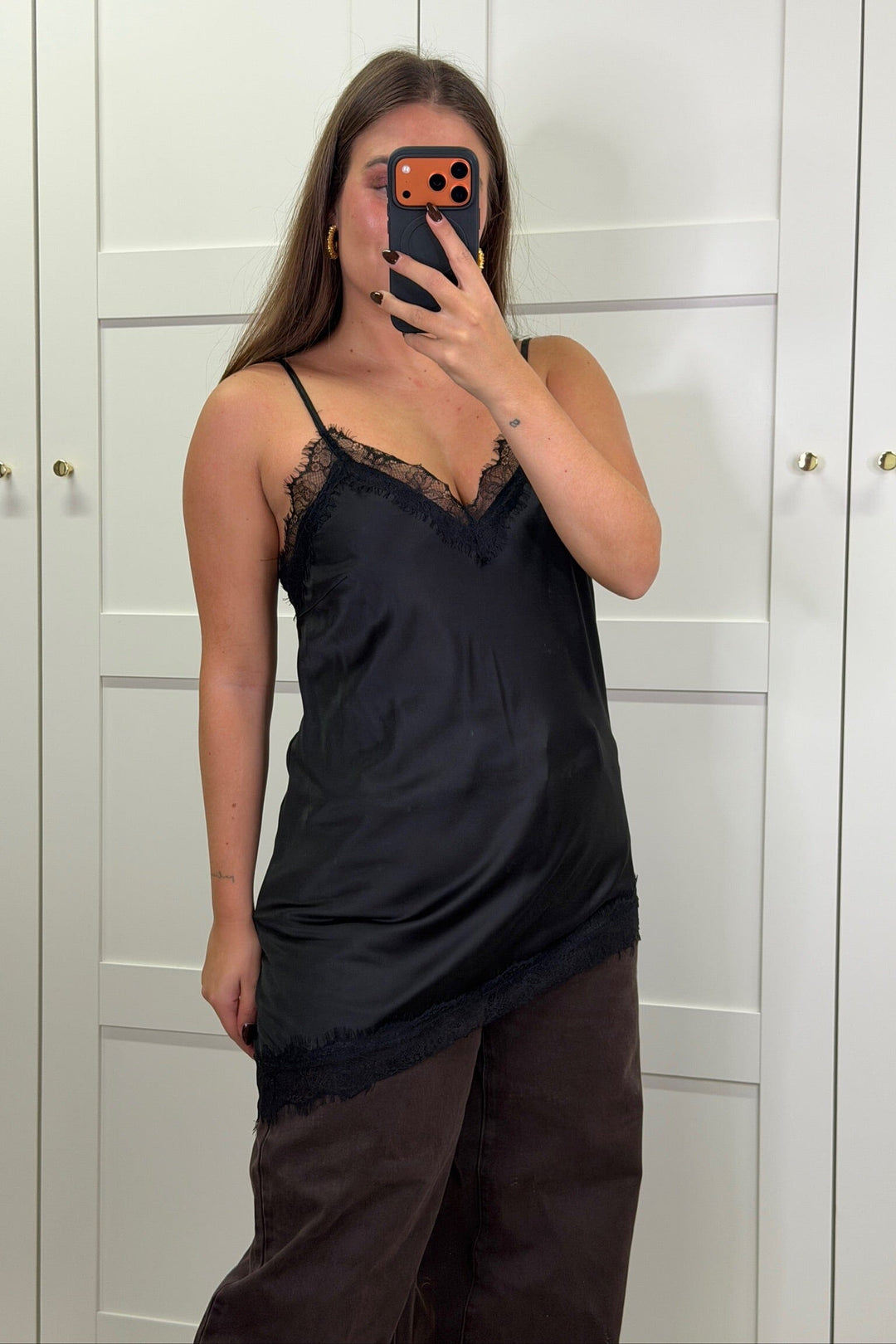 Dear Molly - Lace Top - Black 