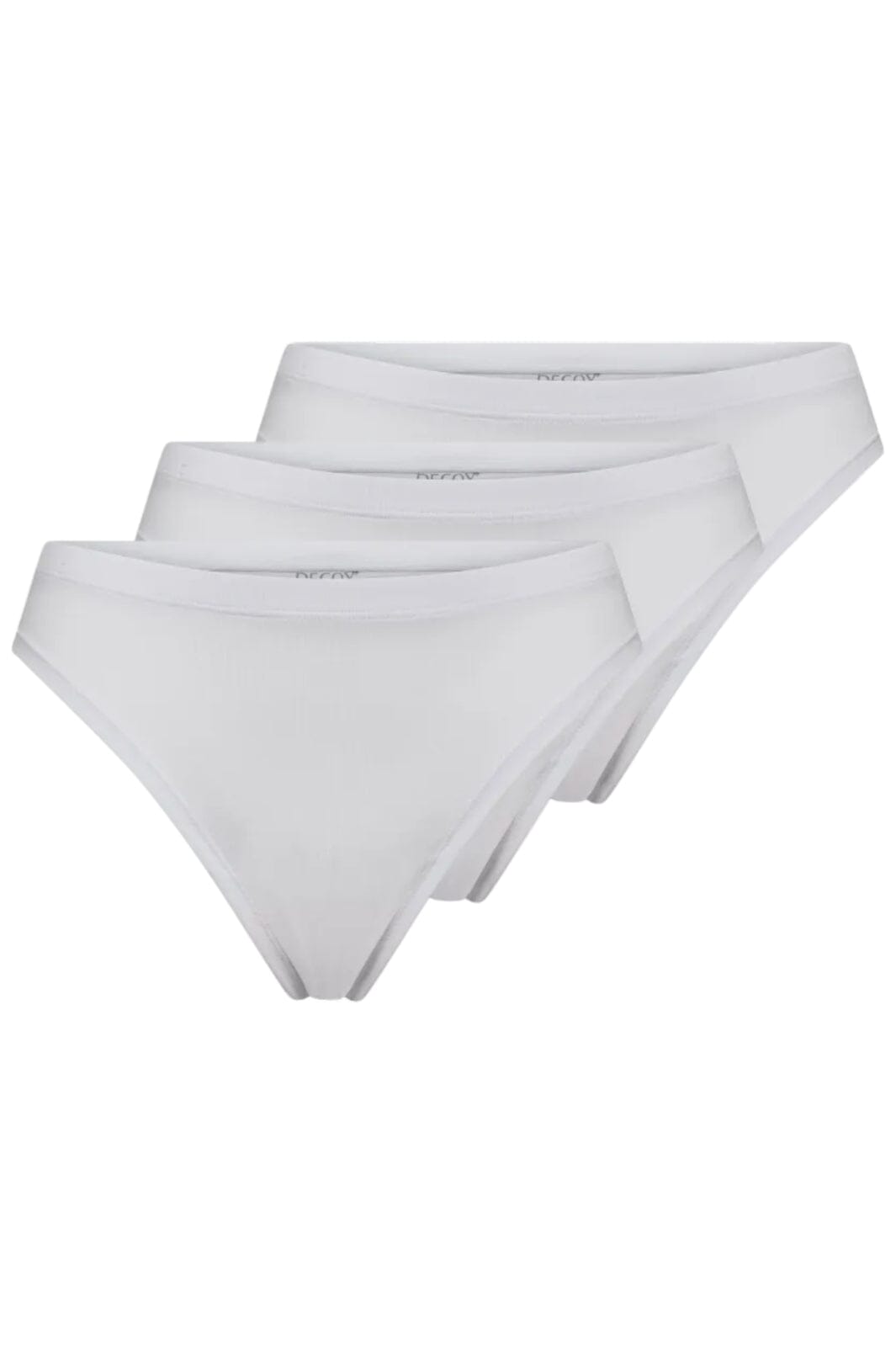 Decoy - String 3-Pack, Bamboo 8600-62 - 1 - Hvid Trusser 