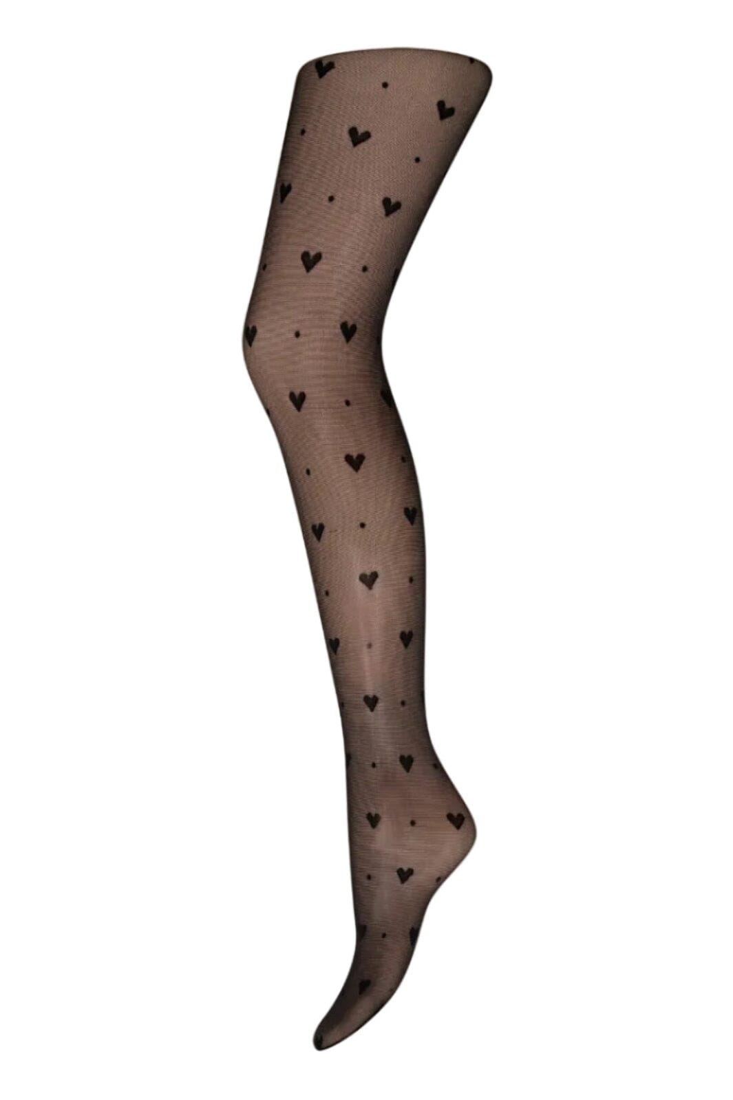 Decoy - Tights Hearts 30 Denier 16061-77 - 1100 - Sort Strømpebukser 