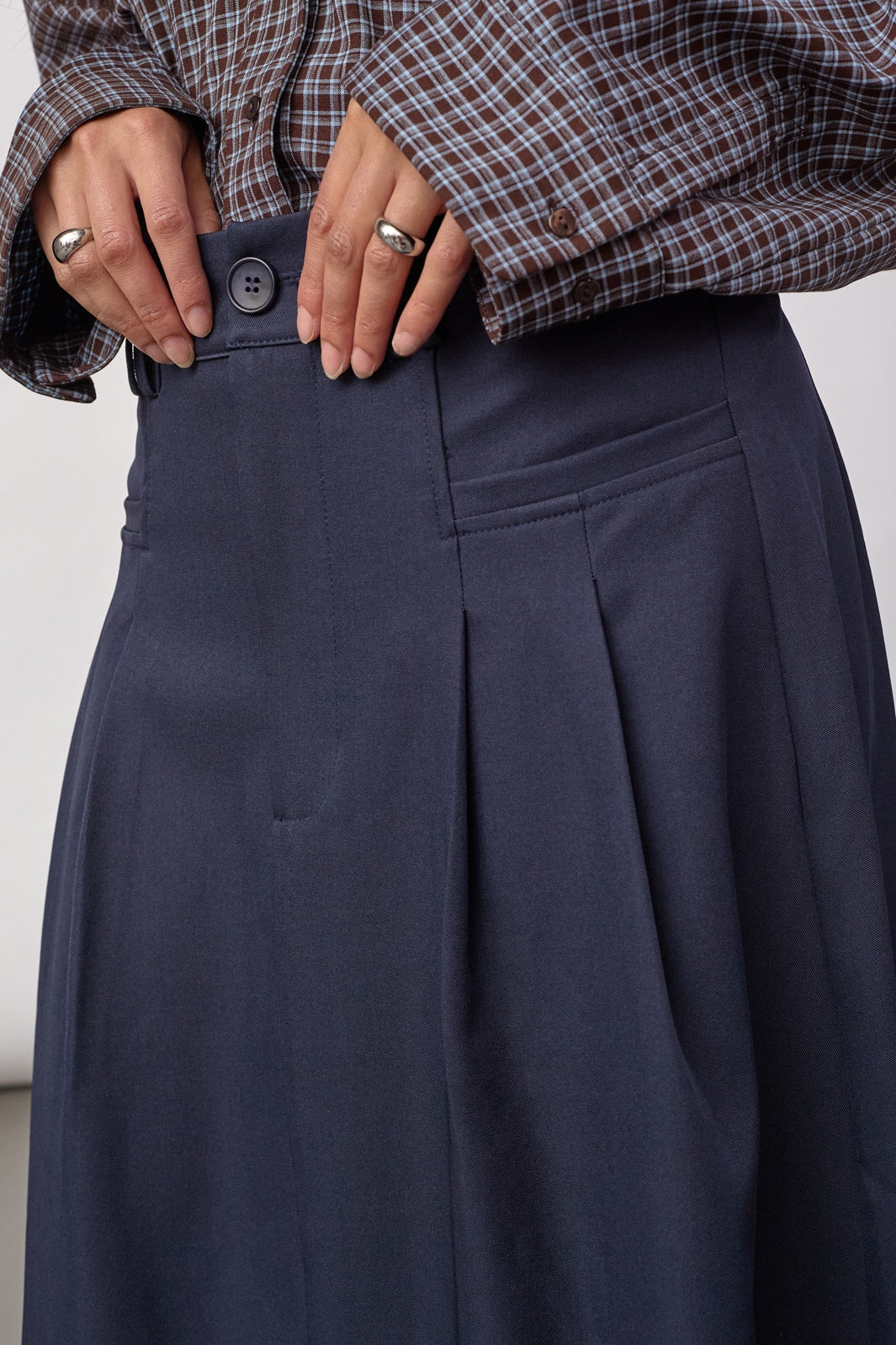 Co´Couture - Lunacc New Pocket Pleat Skirt 500389 - 40007 - Navy