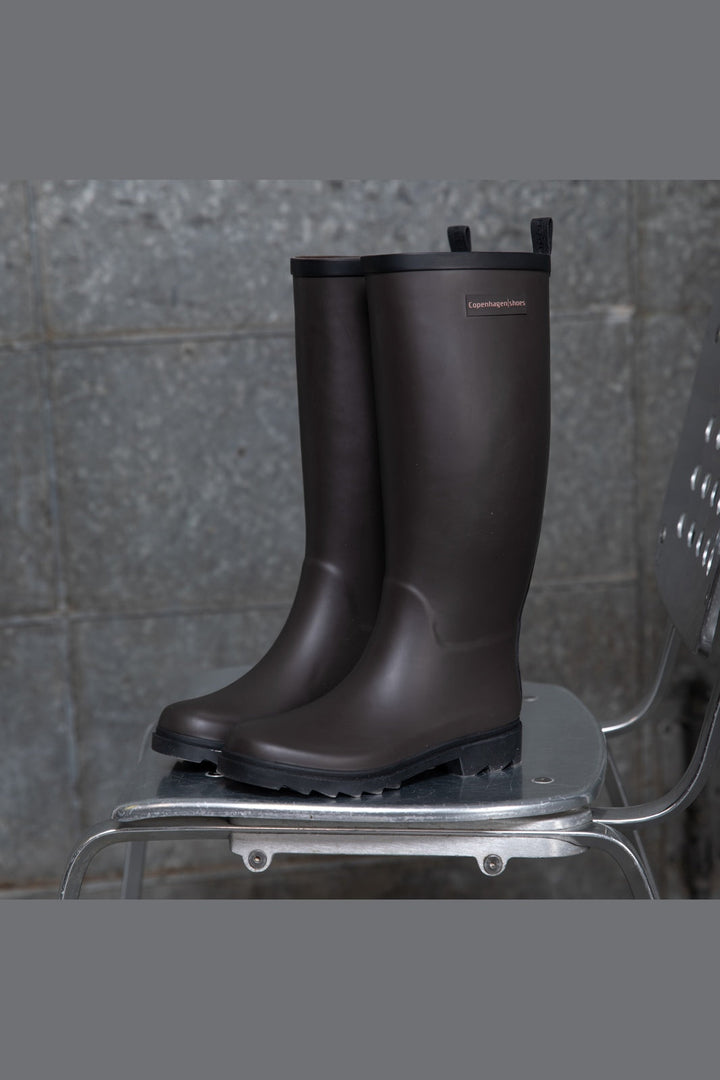 Copenhagen Shoes - My Rubberboot Long CS9095 - 0018 - Dk Brown