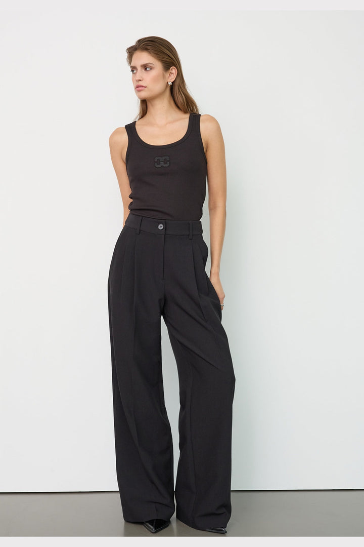 Co´Couture - Volacc New Pleat Pant 500506 - 65001 - Black