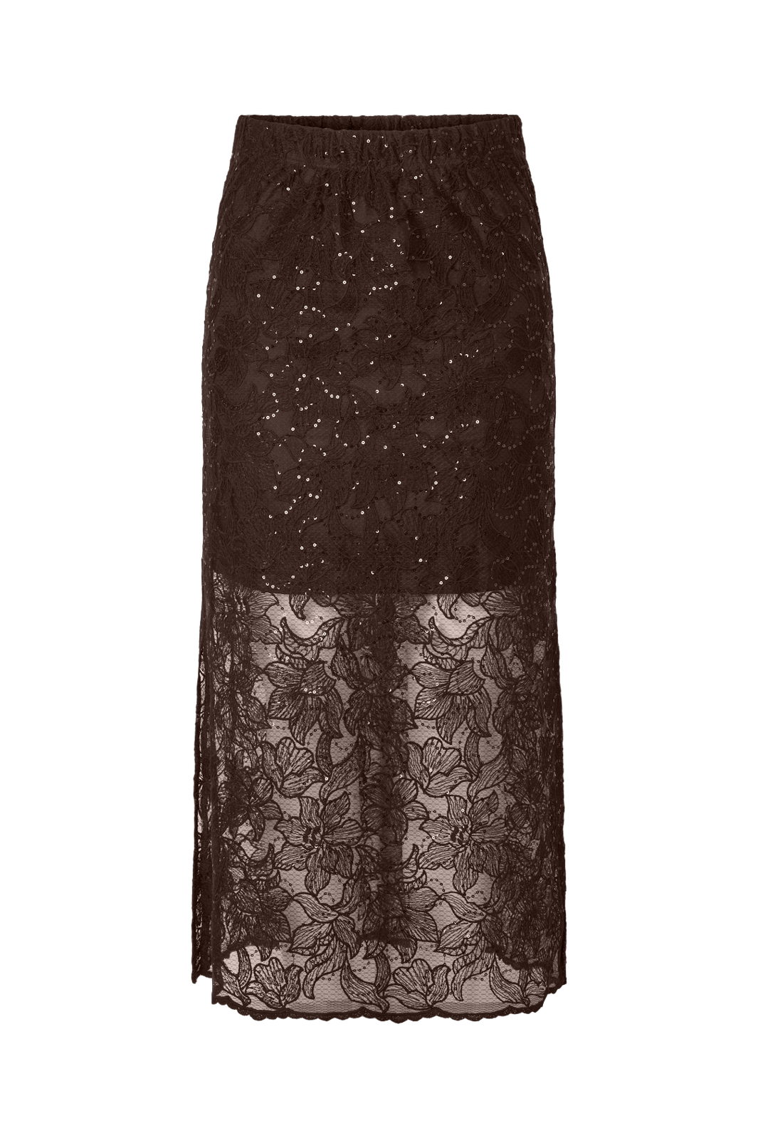 Pieces - Pclouise Midi Skirt - 5067495 Delicioso Tone In Tone Sequens