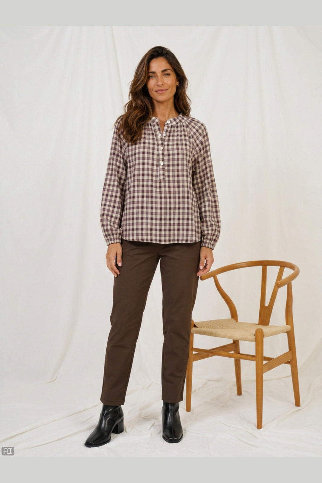 Marta Du Chateau - Mdczephyr Blouse 8787 - Bordeaux5