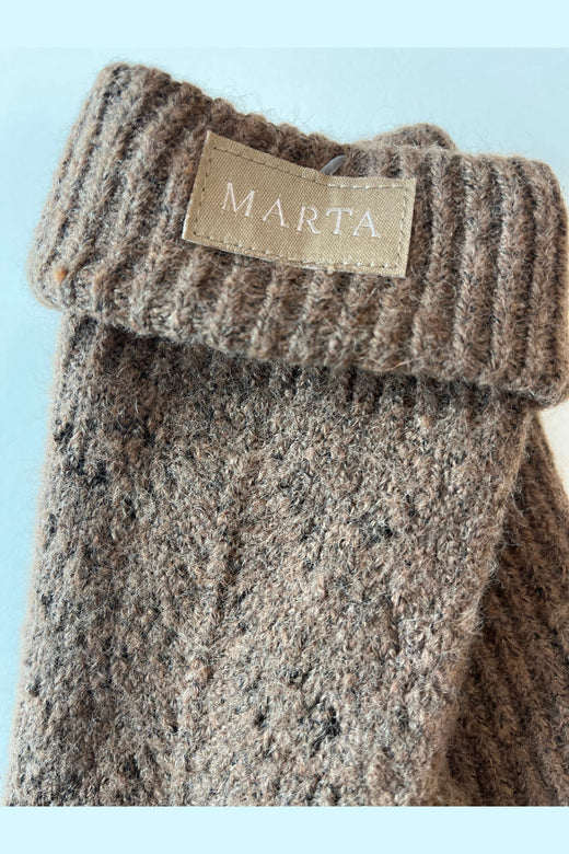 Marta Du Chateau - Mdcskylar Mittens T1370-BA - Brown