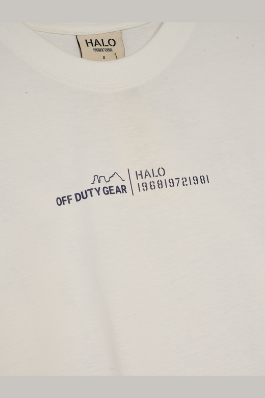 Halo - Graphic Boxy T-Shirt 230418 - 9472 - Marshmallow/Astral Aura