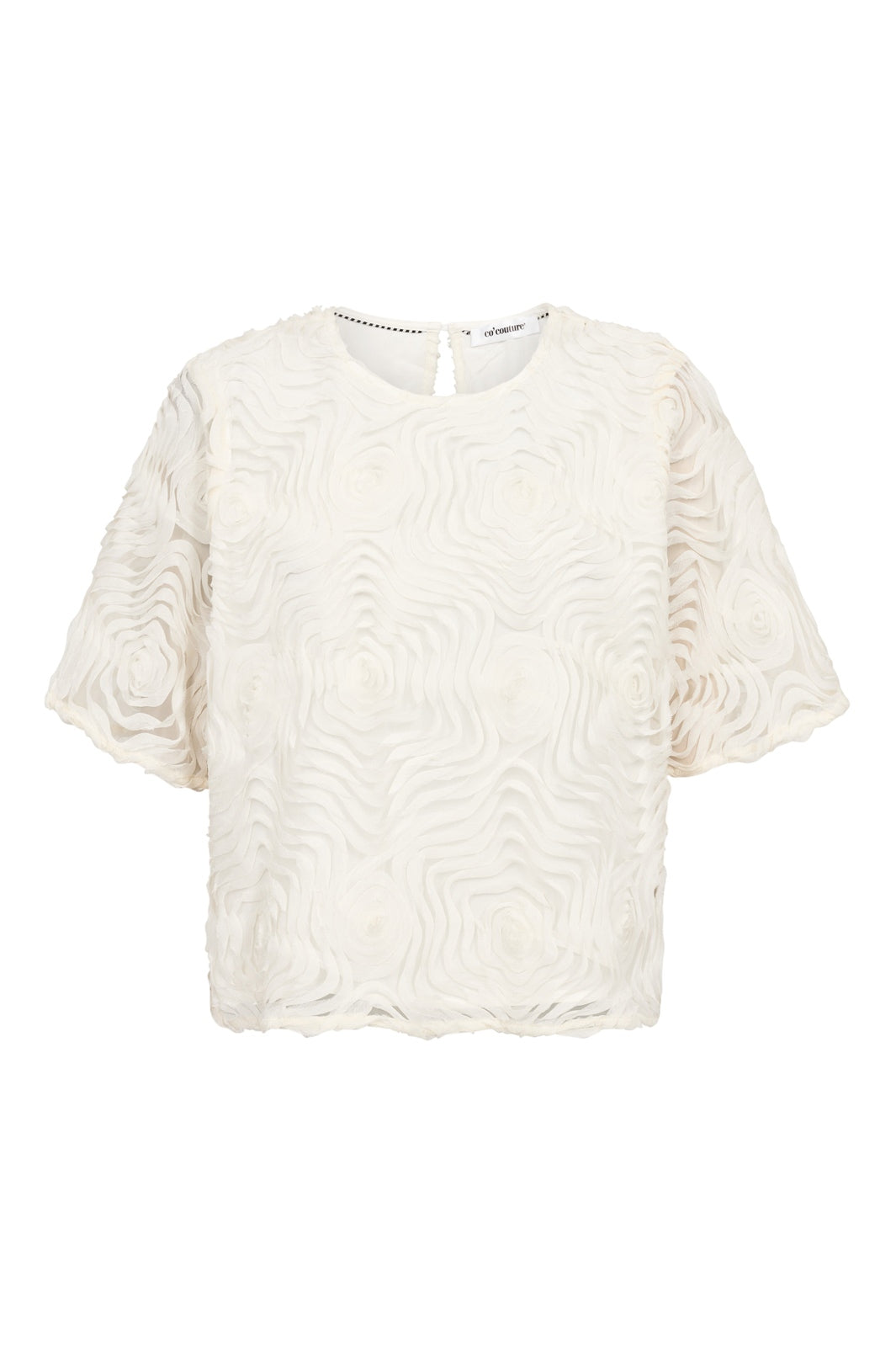 Co´Couture - Giovannacc Ss Blouse 500572 - 10002 - Off-White