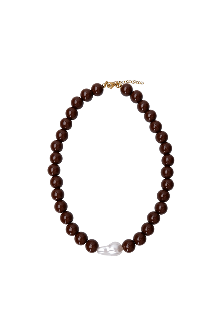 Black Colour - Bcsavina Necklace 4565 - Army