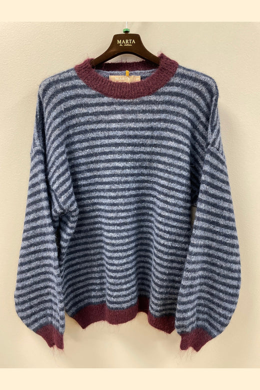 Marta Du Chateau - Mdcreverie Knit 9602 - Navy/Jeans