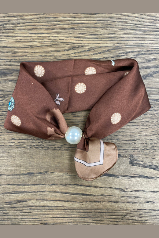 Marta Du Chateau - Mdckalya Scarf DA-Scarf - Brown31374