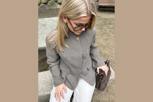 Noella - N-Monique Blazer 18170001 - 530 - Delphia Brown Check