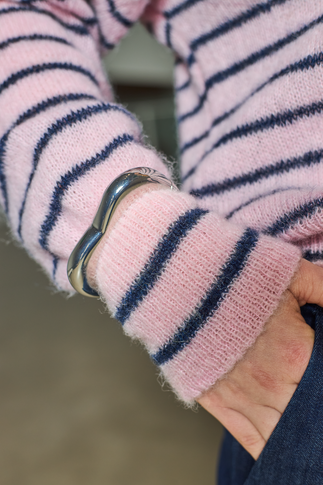 Black Colour - Bcmaxine Bracelet 4503 - Silver Coloured