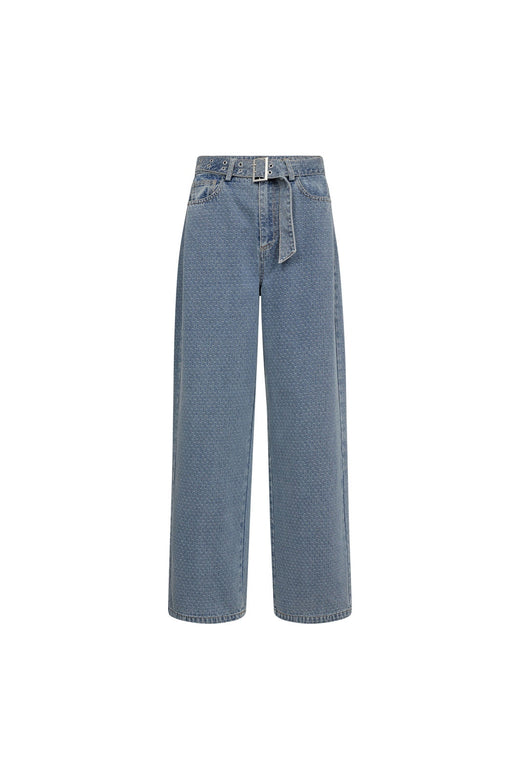 Co´Couture - 41090 Lovacc Denim Belt Pant 504184 - 00006 - Denim Blue