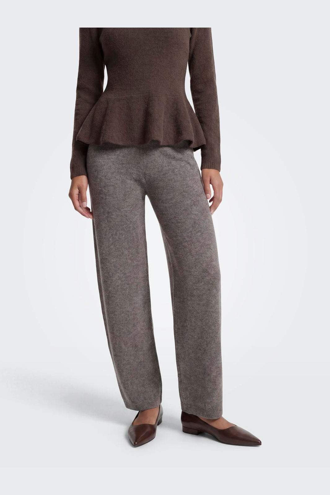 Only - Onlclara Barrol Pant Knt - 5026690 Bracken Melange