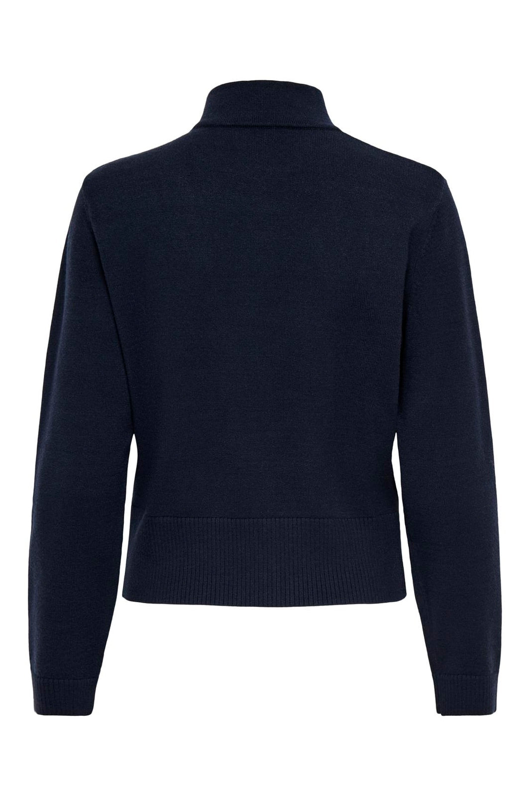 Only - Onlmio Ls Mockneck Utility Assym Knt - 5252816 Night Sky Gold Button