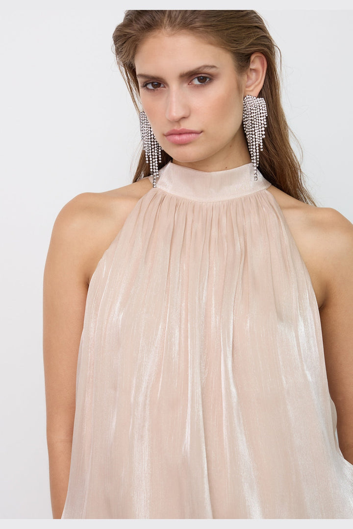Co´Couture - Baricc Beaded Halter Top 500524 - 20011 - Champagne
