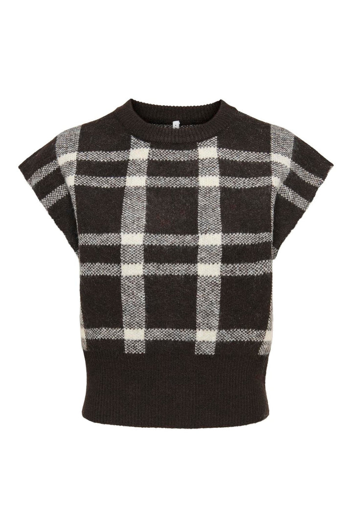 Only - Onlcarla Sl Jq O-Neck Knt - 5152105 Coffee Bean Birch