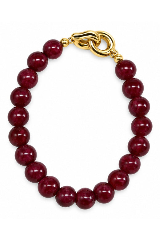 Enamel Copenhagen - Bracelet, Valora B174GB - Bordeaux