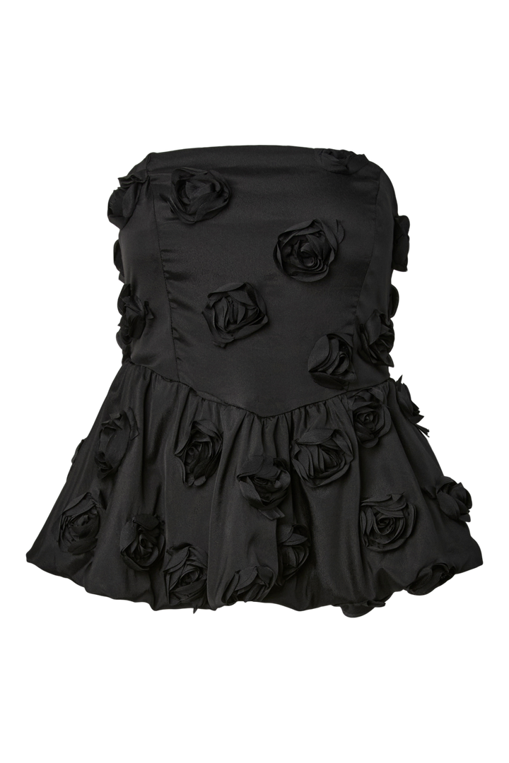 YAS - Yasstila Bustier Top - 4908328 Black