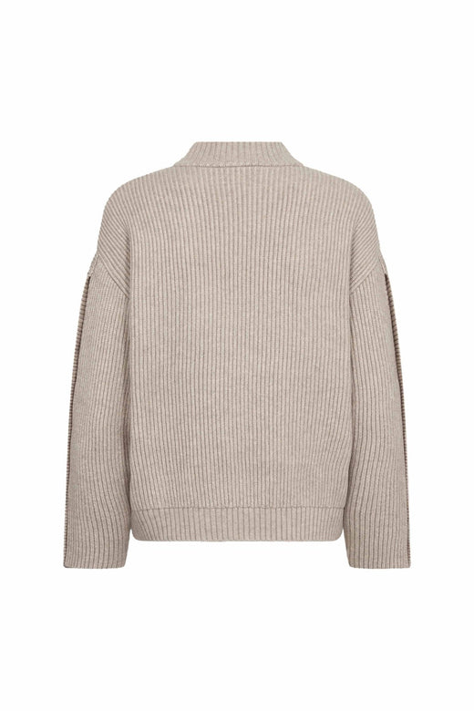 Co´Couture - Rowcc Button Sleeve Knit 500544 - 10006 - Bone