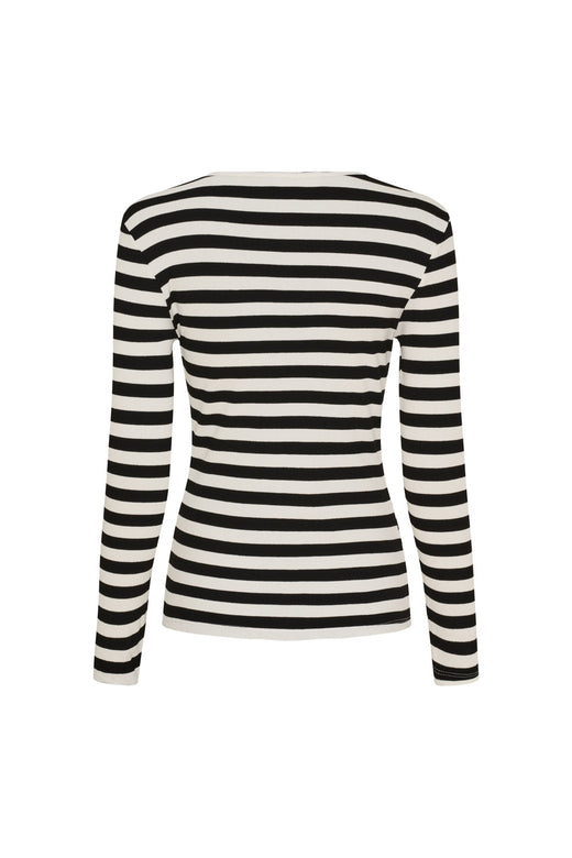 Marta Du Chateau - Mdcbegonia Ls Tee 7702 - Black