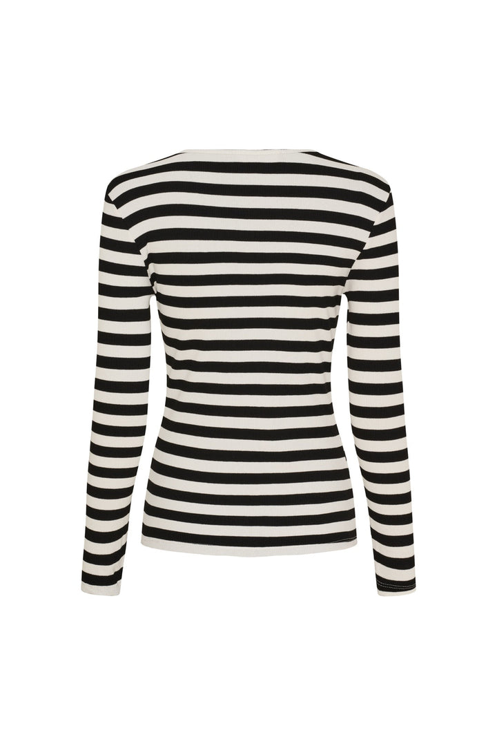 Marta Du Chateau - Mdcbegonia Ls Tee 7702 - Black