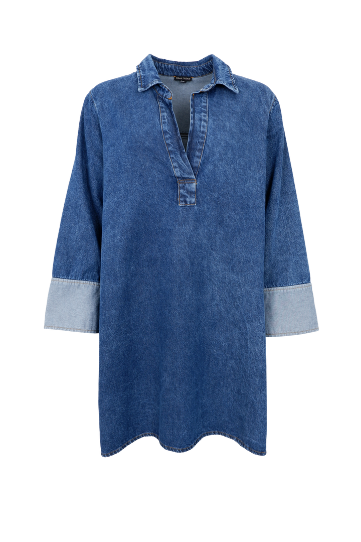 Black Colour - Bcizzy Denim Tunic Dress 41064 - Mid Blue