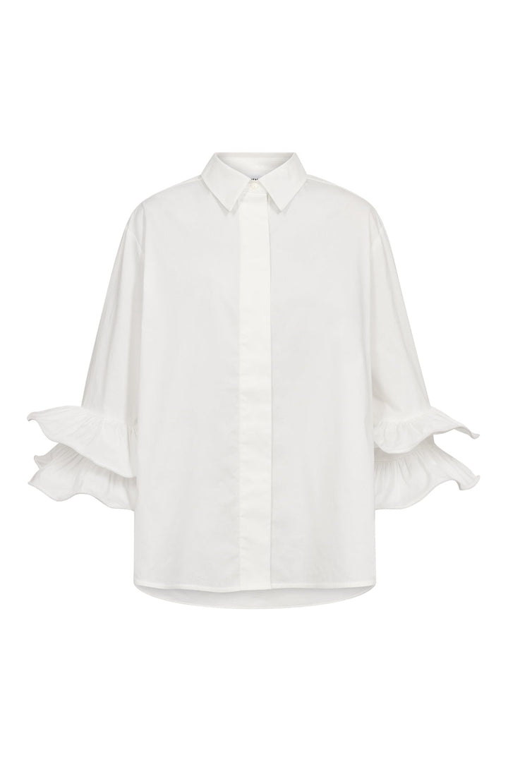 Co´Couture - Halencc Flare Shirt 500609 - 10001 - White