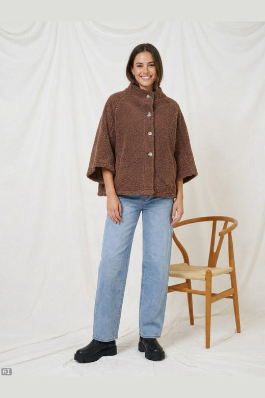 Marta Du Chateau - Mdcvalencia Jacket 248370Teddy - Marrone9