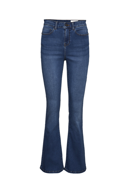 Noisy May - Nmsallie Flared Vi021Mb - 3706615 Medium Blue Denim