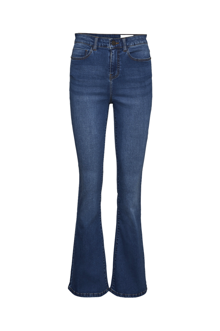 Noisy May - Nmsallie Flared Vi021Mb - 3706615 Medium Blue Denim