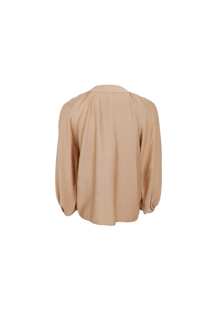 Black Colour - Bcluisa Raglan Blouse 40917 - Caramel