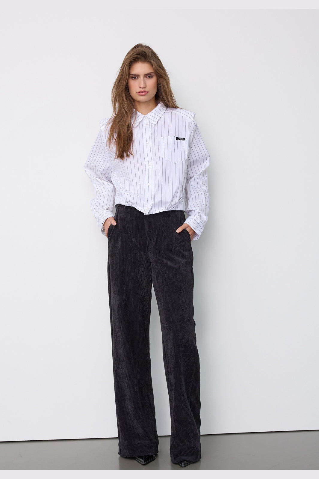Co´Couture - Rivencc Shoulder Shirt 500629 - 10001 - White