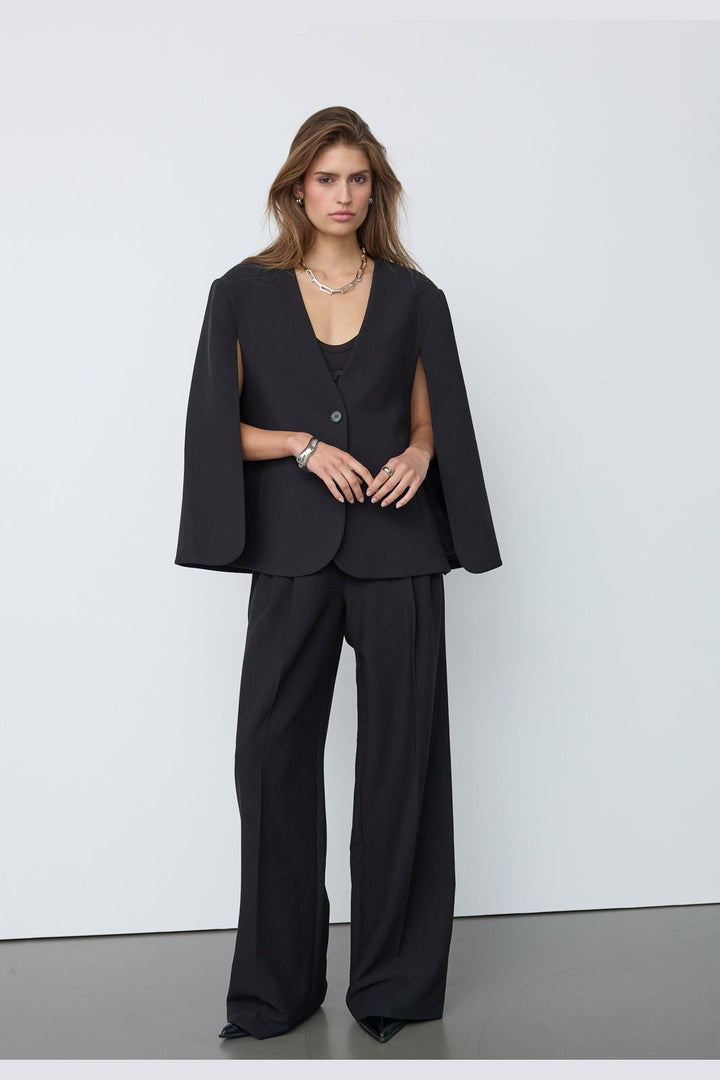 Co´Couture - Volacc Cape Button Blazer 500546 - 65001 - Black