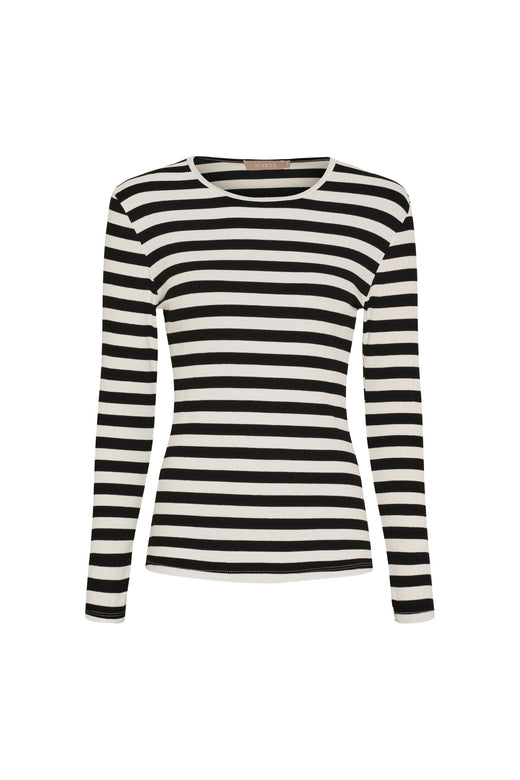 Marta Du Chateau - Mdcbegonia Ls Tee 7702 - Black