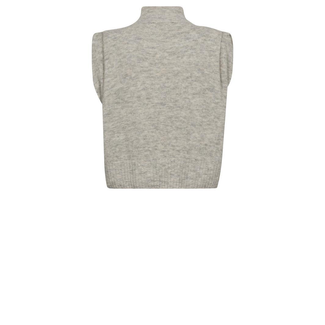 Gossia - Wiwicago Top G2759 - Light Grey Melange Strikbluser 