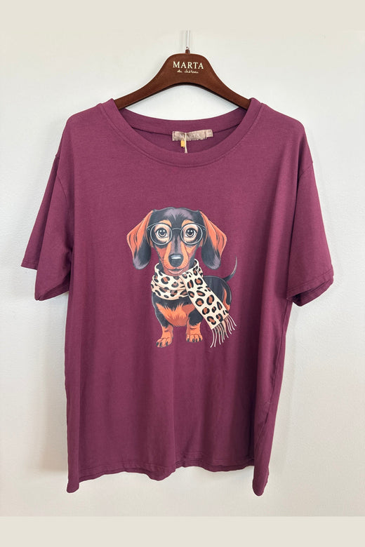 Marta Du Chateau - Mdcinge Tee 0532 - Bordeaux