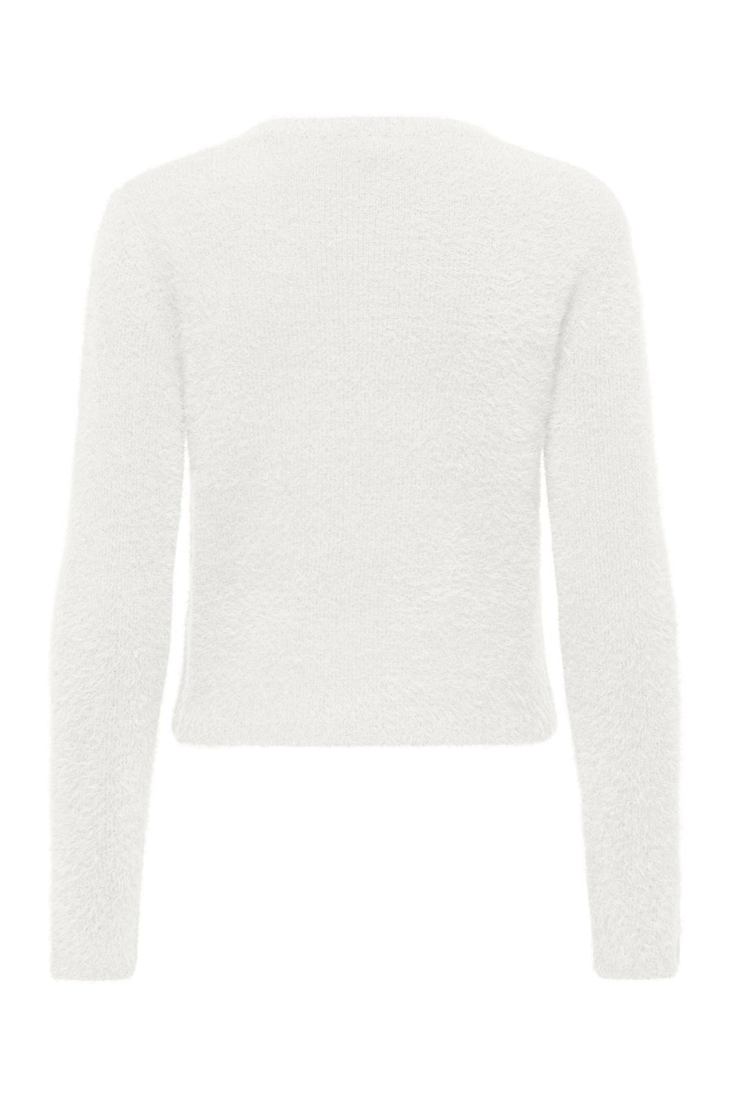 Only - Onlkerry Piumo Ls O-Neck Cc Knt - 5100868 Cloud Dancer