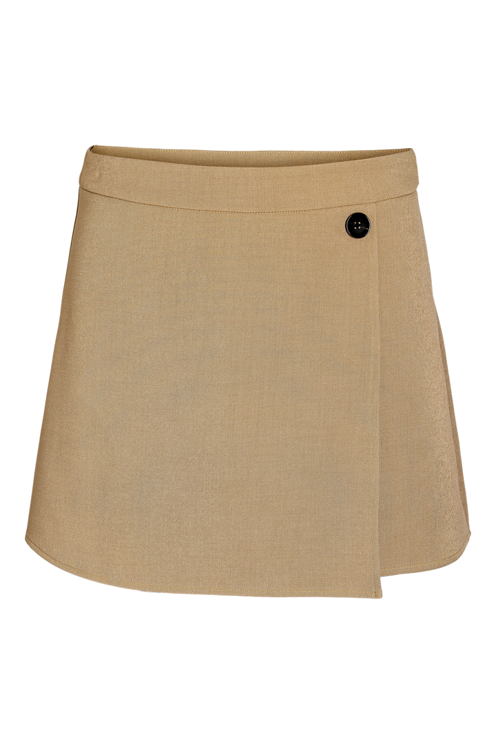 Noisy May - Nmmonna Tailored Overlay Skirt - 5189378 Fossil