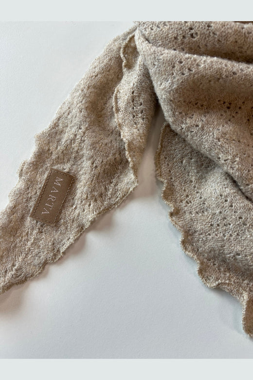 Marta Du Chateau - Mdcbibby Scarf T1369-BA - Beige