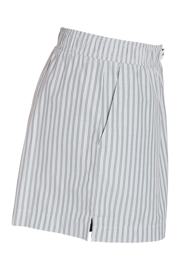 Noisy May - Nmfrida Stripe Shorts - 5191129 Blue Bell Grey