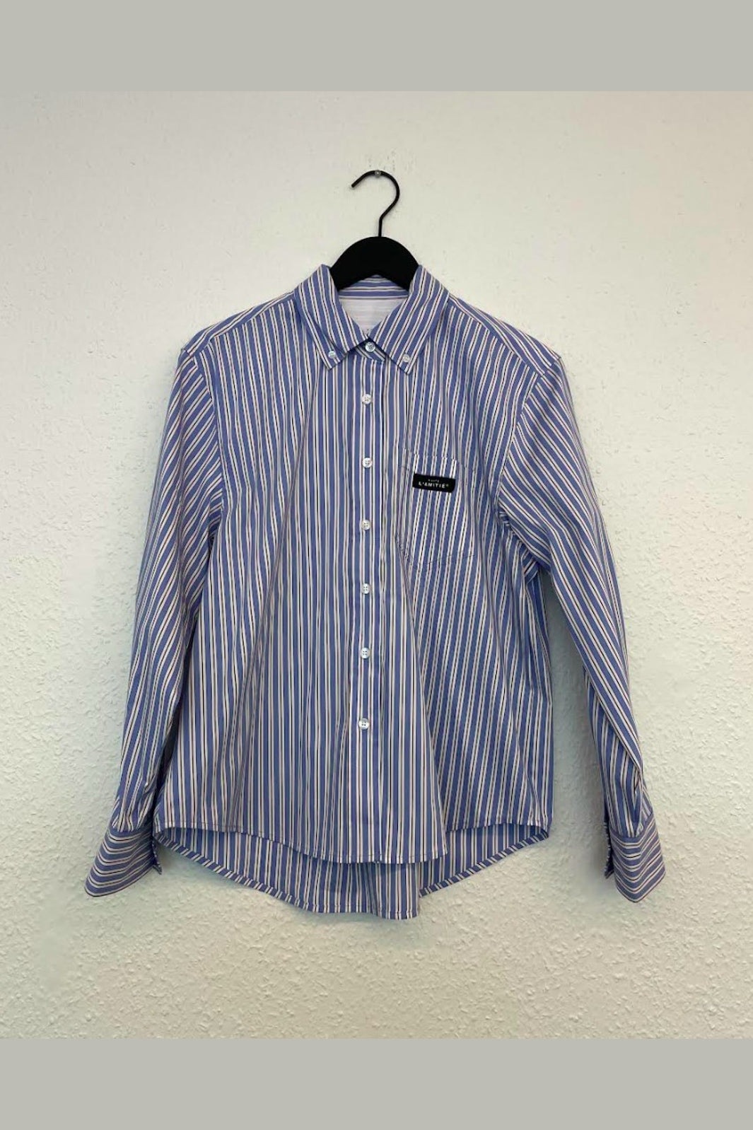 Haute L'Amitié - Button Down Medeira Stripe Shirt HL11261 - Blue Stripe