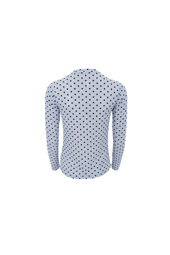 Black Colour - Bcjennie Dotted Mesh Blouse 40611 - Shirts - Jeans Blue