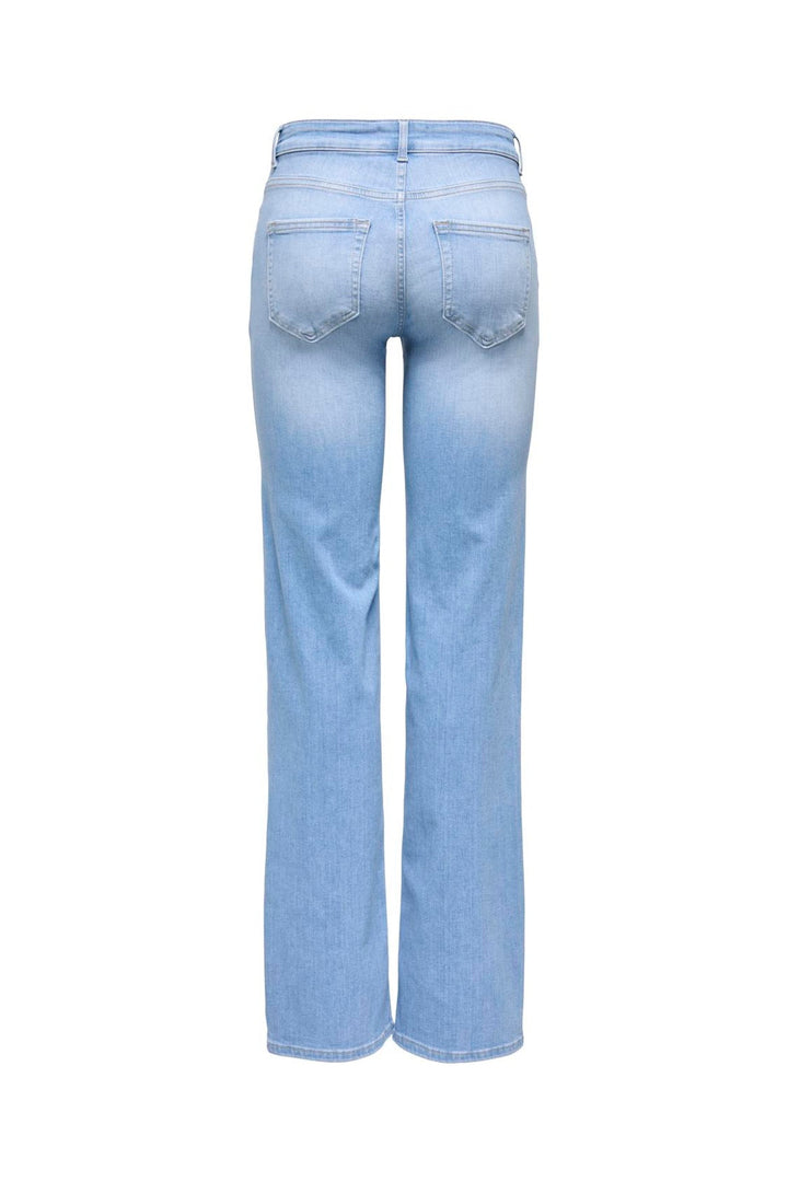 Only - Onlblush Mid Straight Rea828 - 4921487 Light Blue Denim