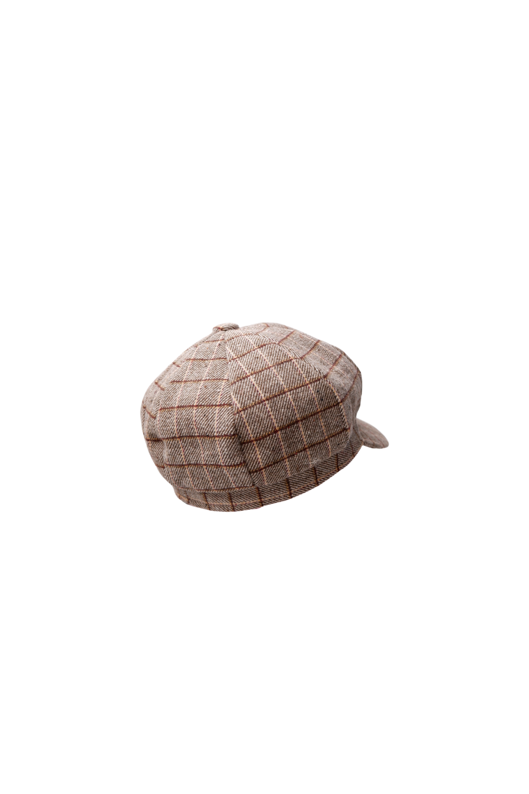 Black Colour - Bcrosina Checked Cap 8056 - Sand