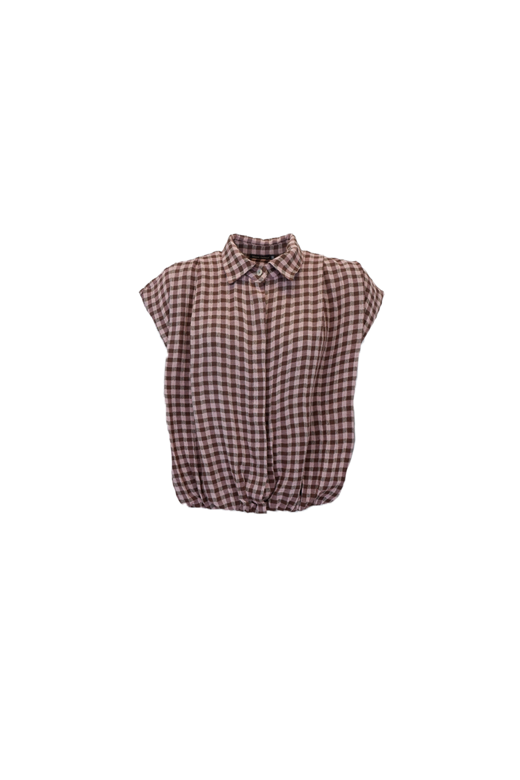 Black Colour - Bcmalle Bomber Blouse 41318 - Brown Check