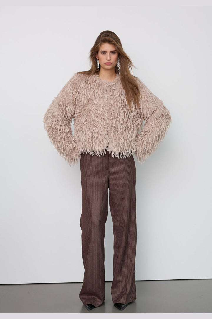 Co´Couture - Felicecc Feather Jacket 500603 - 20014 - Mink